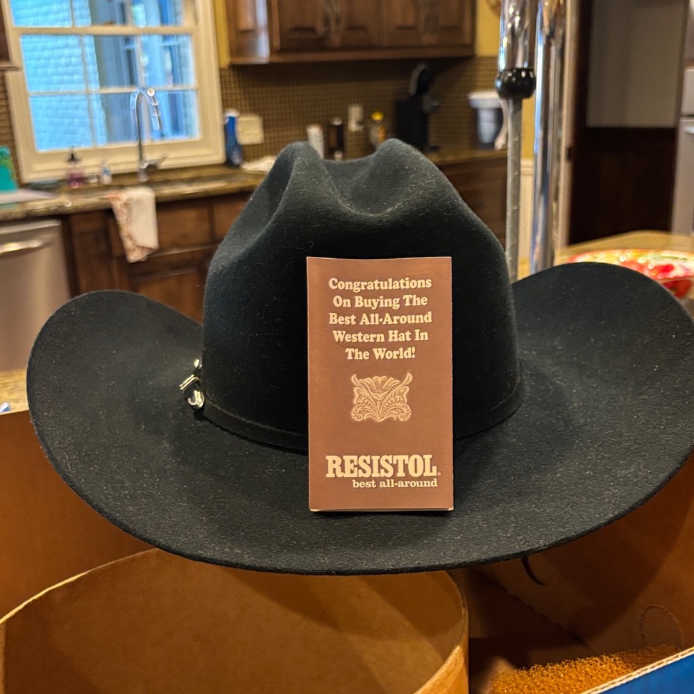 Resistol City Limits Black Western Hat - Picture 2 of 16